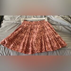 Pink Floral Skirt